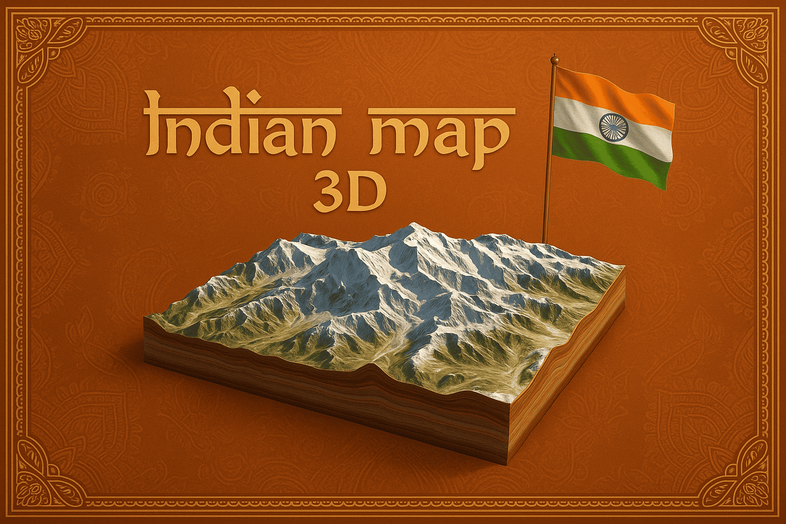 Key Features & Benefits of an Interactive 3D Map of India
